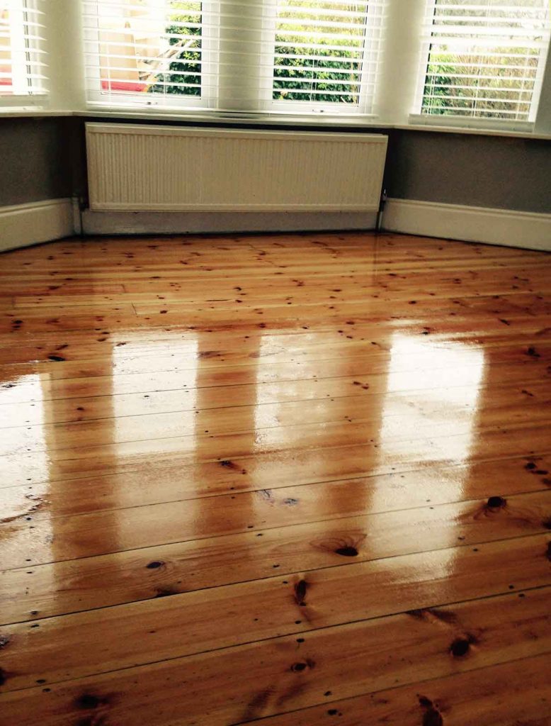 Restored Lounge Wooden Floor