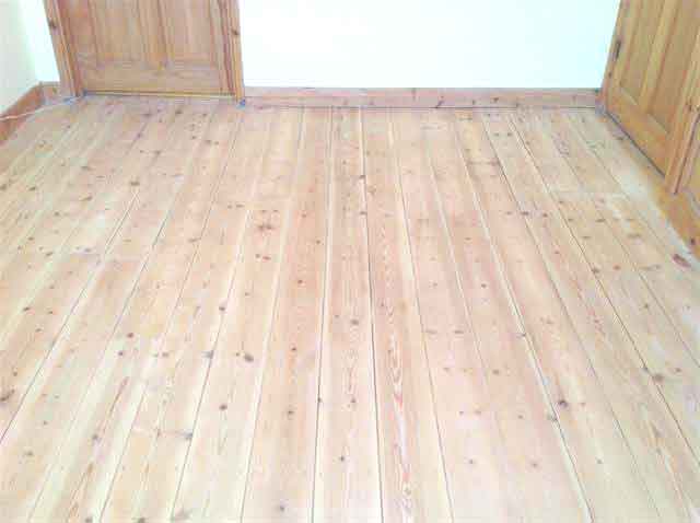 Final sanding for wood floor