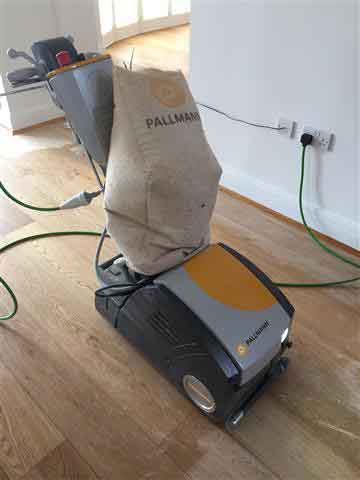 Wood floor sanding machine in Torquay