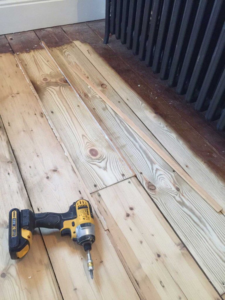 Wood floor repairs